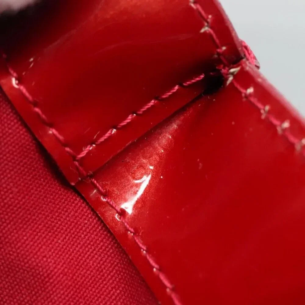 LOUIS VUITTON Monogram Vernis Wilshire PM Bag Pomme D'amour M93642 Auth BA1873 - Picture 14 of 16